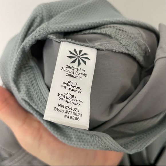 Athleta Gray Athletic Skirt Hiking Outdoor Size 14 Petite - Picture 5 of 6